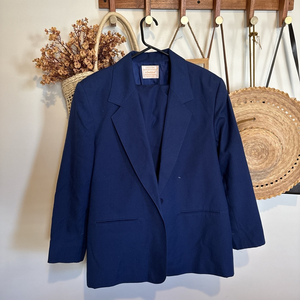 Navy Blue Women's Blazer